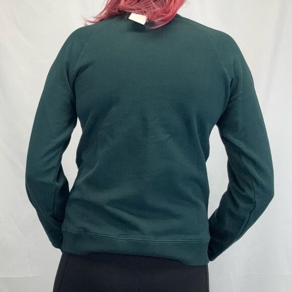 American Tall Womens Wearever French Terry Sweatshirt S SM Small ST Tall Emerald - Picture 2 of 12